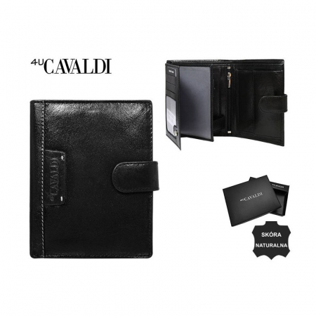 Portofel barbati, PORMG011, piele naturala, Negru [10]