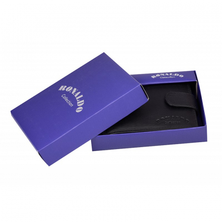 Portofel barbati, PORMG014, piele naturala, Negru, cu RFID [7]