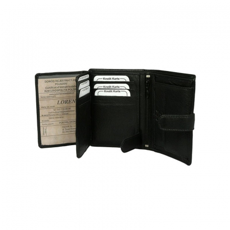 Portofel barbati, PORMG019, piele naturala, Negru, cu RFID [3]
