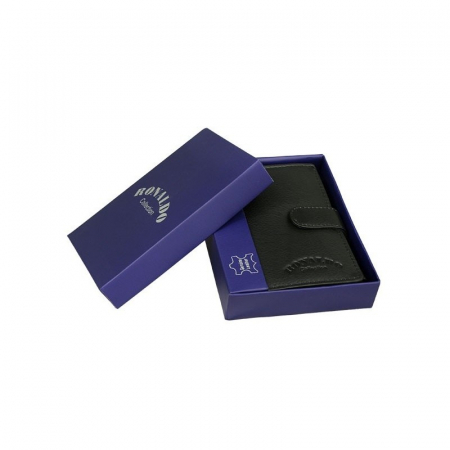 Portofel barbati, PORMG019, piele naturala, Negru, cu RFID [10]