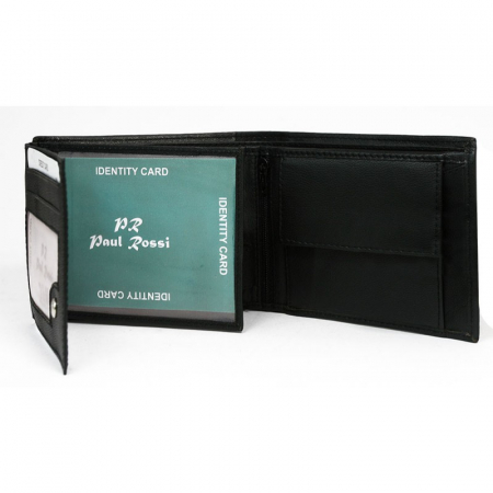 Portofel barbati, PORMG022, piele naturala, Negru, cu RFID [1]