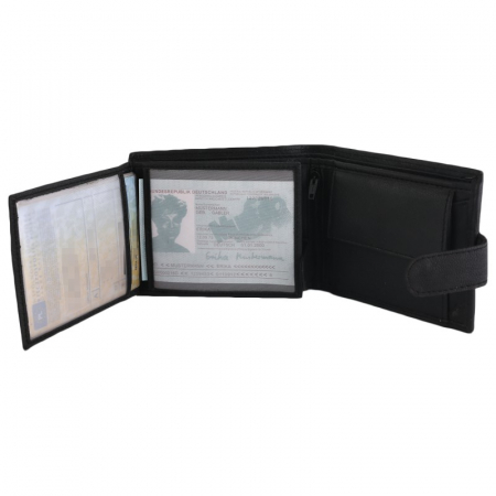 Portofel barbati, PORMG023, piele naturala, Negru, cu RFID [9]