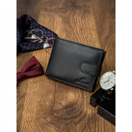 Portofel barbati, PORMG023, piele naturala, Negru, cu RFID [15]