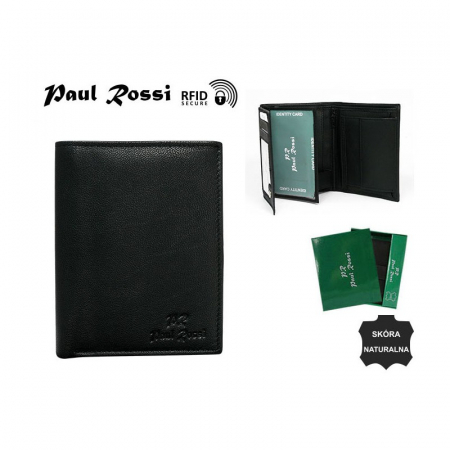 Portofel barbati, PORMG061, piele naturala, Negru, cu RFID [18]