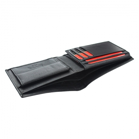 Portofel barbati PORMGP1 Negru, Piele naturala [3]