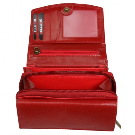 Portofel dama din piele naturala Bellugio PORT553 Rosu [1]