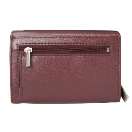 Portofel dama Rosu din piele naturala  Bellugio PORTZ010 [1]