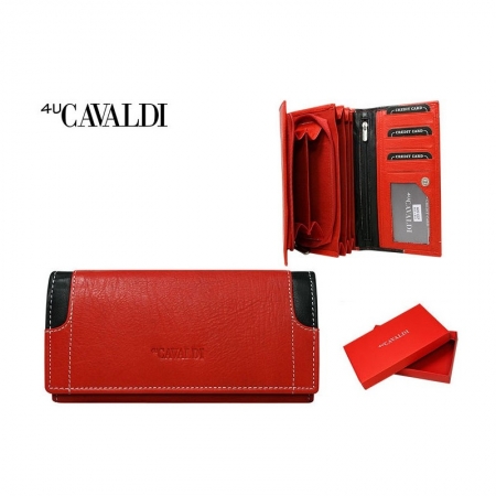 Portofel dama din piele naturala in 2 culori Cavaldi PORT628  [2]