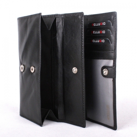 Portofel dama piele naturala Bellugio PORT206 Negru [2]