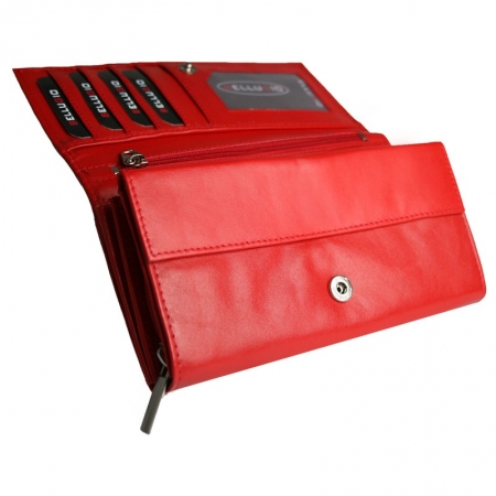 Portofel dama piele naturala Bellugio PORT208 Rosu [1]