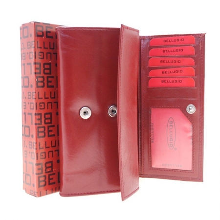 Portofel dama piele naturala Bellugio PORT218 Negru [6]