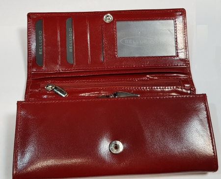 Portofel dama piele naturala Bellugio PORT222 Rosu [1]