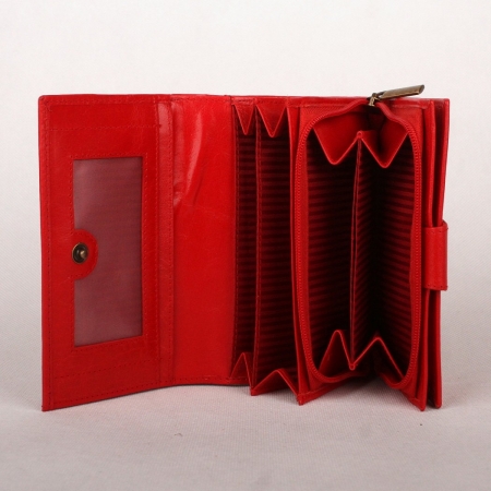 Portofel dama piele naturala Bellugio PORT501 Rosu [2]