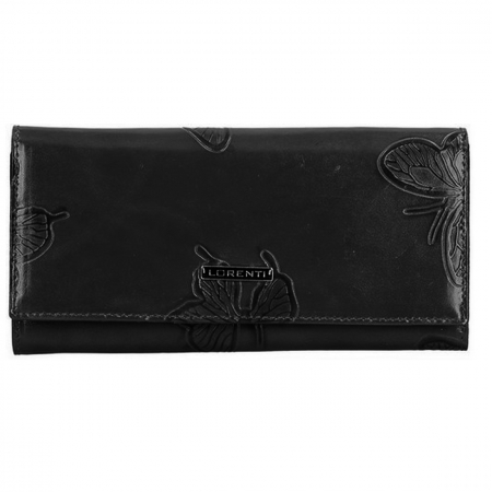 Portofel dama piele naturala cu fluturasi Lorenti [0]