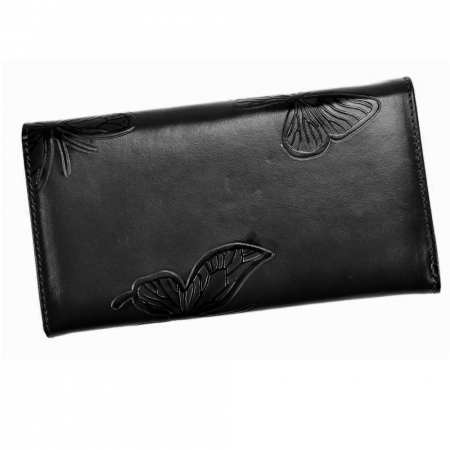 Portofel dama piele naturala cu fluturasi Lorenti [1]