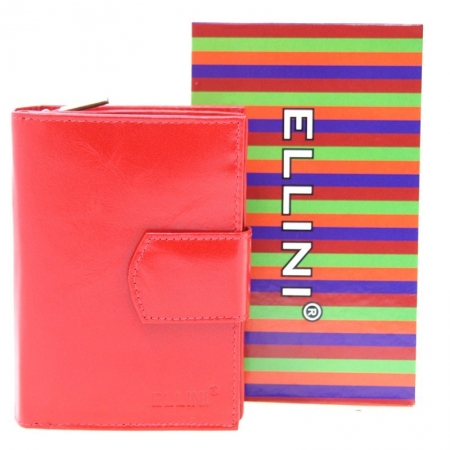 Portofel dama piele naturala Ellini PORT551 Rosu [3]