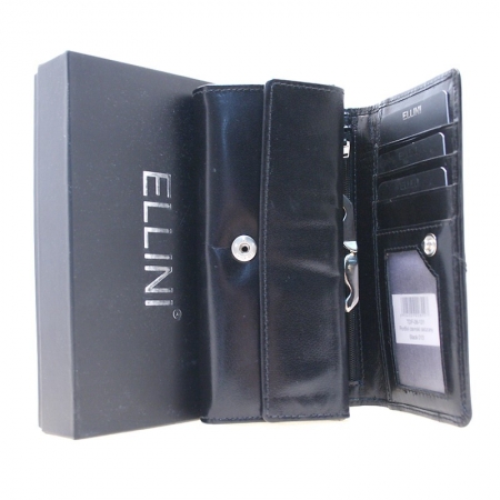 Portofel dama piele naturala Ellini PORT224 Negru [1]