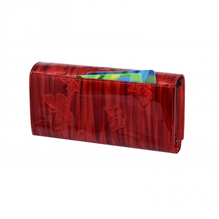 Portofel dama piele naturala Lorenti PORT315 Rosu [4]