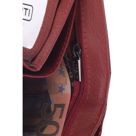 Portofel dama piele naturala Lorenti PORT323 Rosu [3]