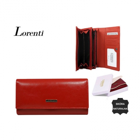 Portofel dama piele naturala Lorenti PORT414 Rosu [2]
