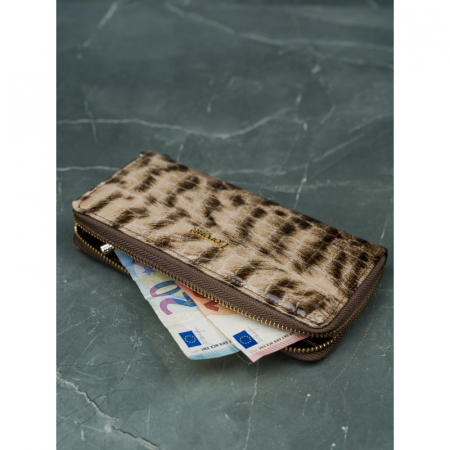 Portofel dama piele naturala Lorenti PORTG417 maron deschis, cu RFID [4]