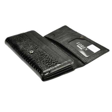 Portofel dama piele naturala negru Loren [6]