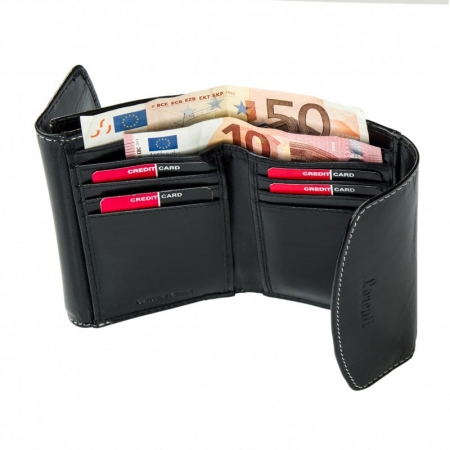 Portofel dama piele naturala PORT300 Negru [1]