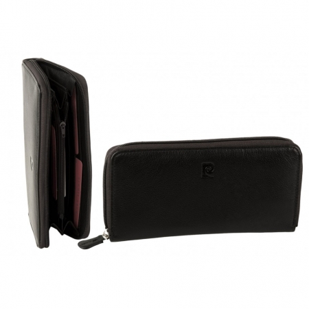 Portofel dama PORTGP10 Negru, Piele naturala [4]