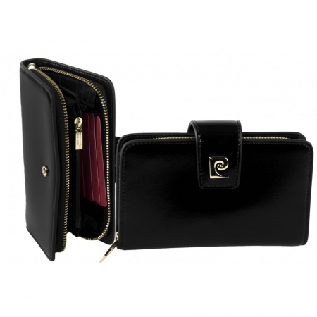 Portofel dama PORTGP6 Negru, Piele naturala [4]