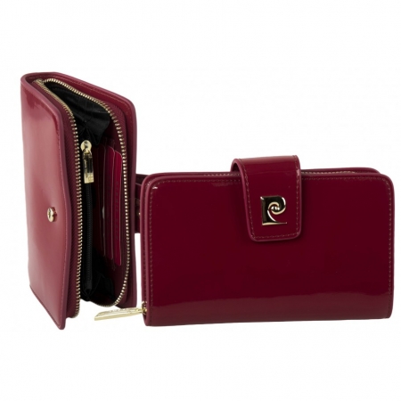 Portofel dama PORTGP7 Bordo, Piele naturala [4]