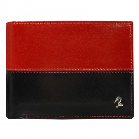Portofel de lux din piele naturala cu protectie RFID - Rovicky PORM620 Rosu [0]