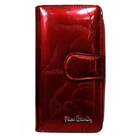 Portofel de lux pentru dama din piele naturala, cu frunze - PORTG002 [0]