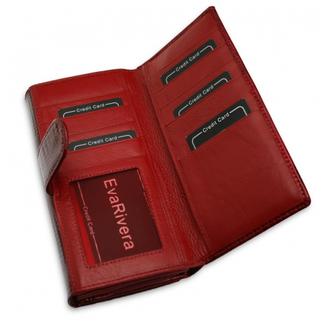 Portofel de lux pentru dama din piele naturala EvaRivera PORTZ014 [5]