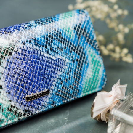 Portofel de lux pentru dama din piele naturala PORTG005 model sarpe [5]