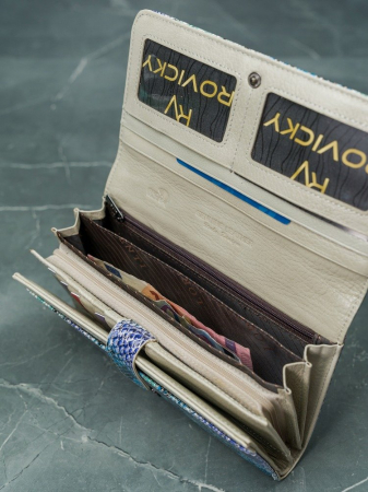 Portofel de lux pentru dama din piele naturala PORTG005 model sarpe [14]