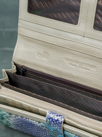 Portofel de lux pentru dama din piele naturala PORTG005 model sarpe [11]