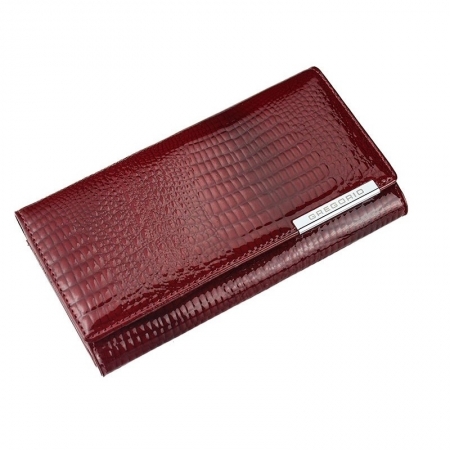 Portofel de lux pt. dama din piele naturala Gregorio PORT522 Rosu [0]