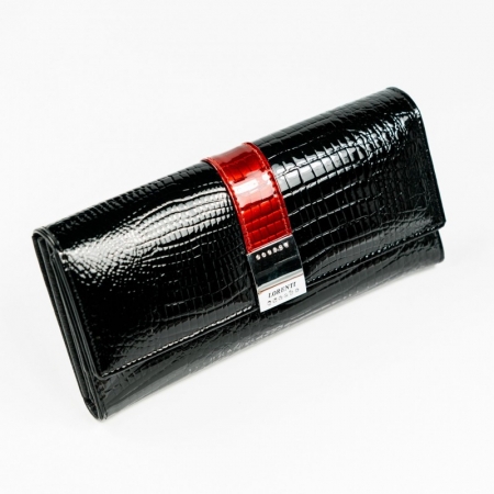 Portofel de lux pt. dama din piele naturala Lorenti PORT510 Negru [2]