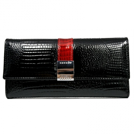 Portofel de lux pt. dama din piele naturala Lorenti PORT510 Negru [0]