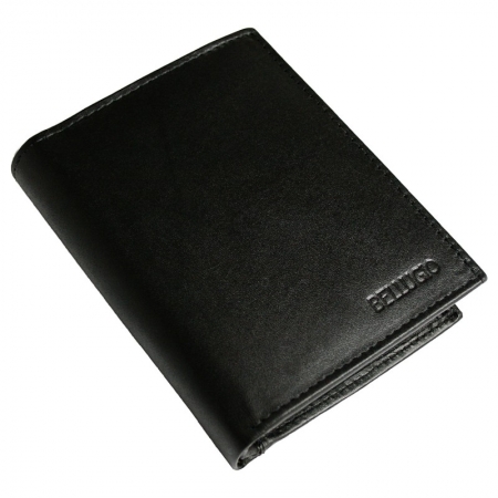 Portofel din piele naturala pentru barbati Bellugio PORM553 Negru [0]