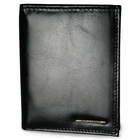 Portofel din piele naturala pentru barbati Bellugio PORM555 Negru [2]