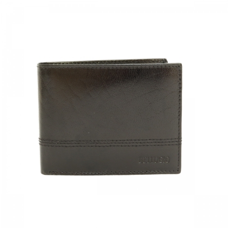 Portofel din piele naturala pt. barbati Bellugio  PORM400 Negru [0]