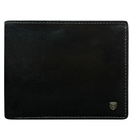 Portofel din piele naturala pt. barbati Rovicky PORM301 Negru [0]