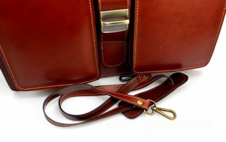 Servieta din piele naturala incapatoare marca Rovicky, Made in Italy - GEA407 [5]