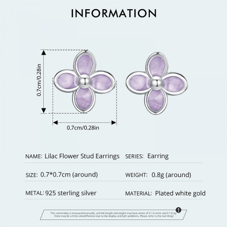 Set argint cu flori de liliac [4]