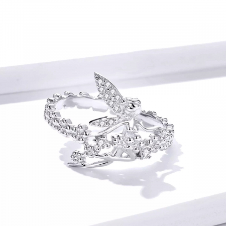 Set argint cu zane si flori [3]