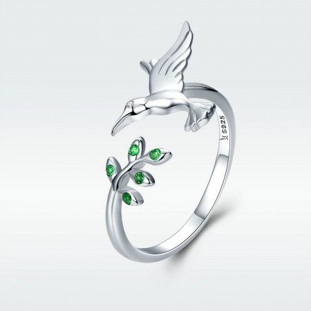Set argint pasare colibri [17]