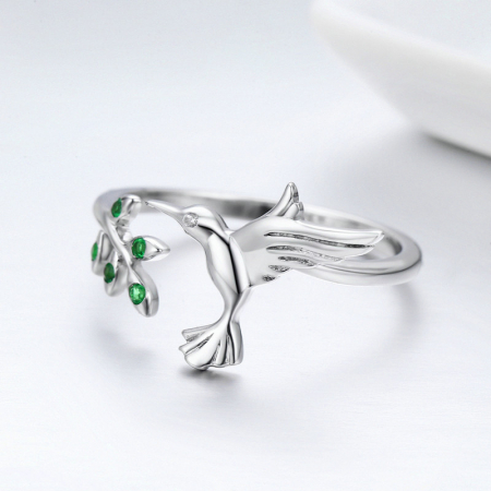 Set argint pasare colibri [19]