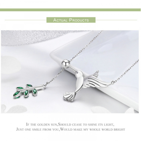 Set argint pasare colibri [15]