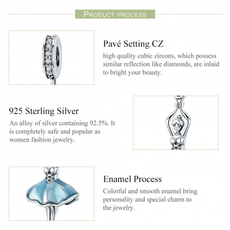 Talisman argint balerina [4]